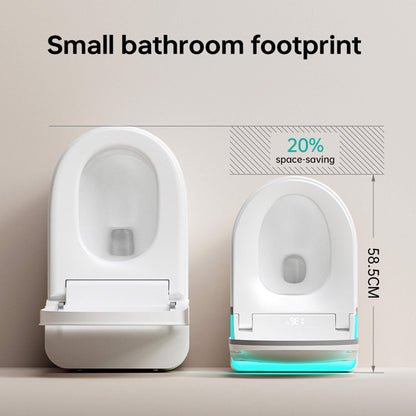 Elevare smart toilet shown from another angle in a studio setting