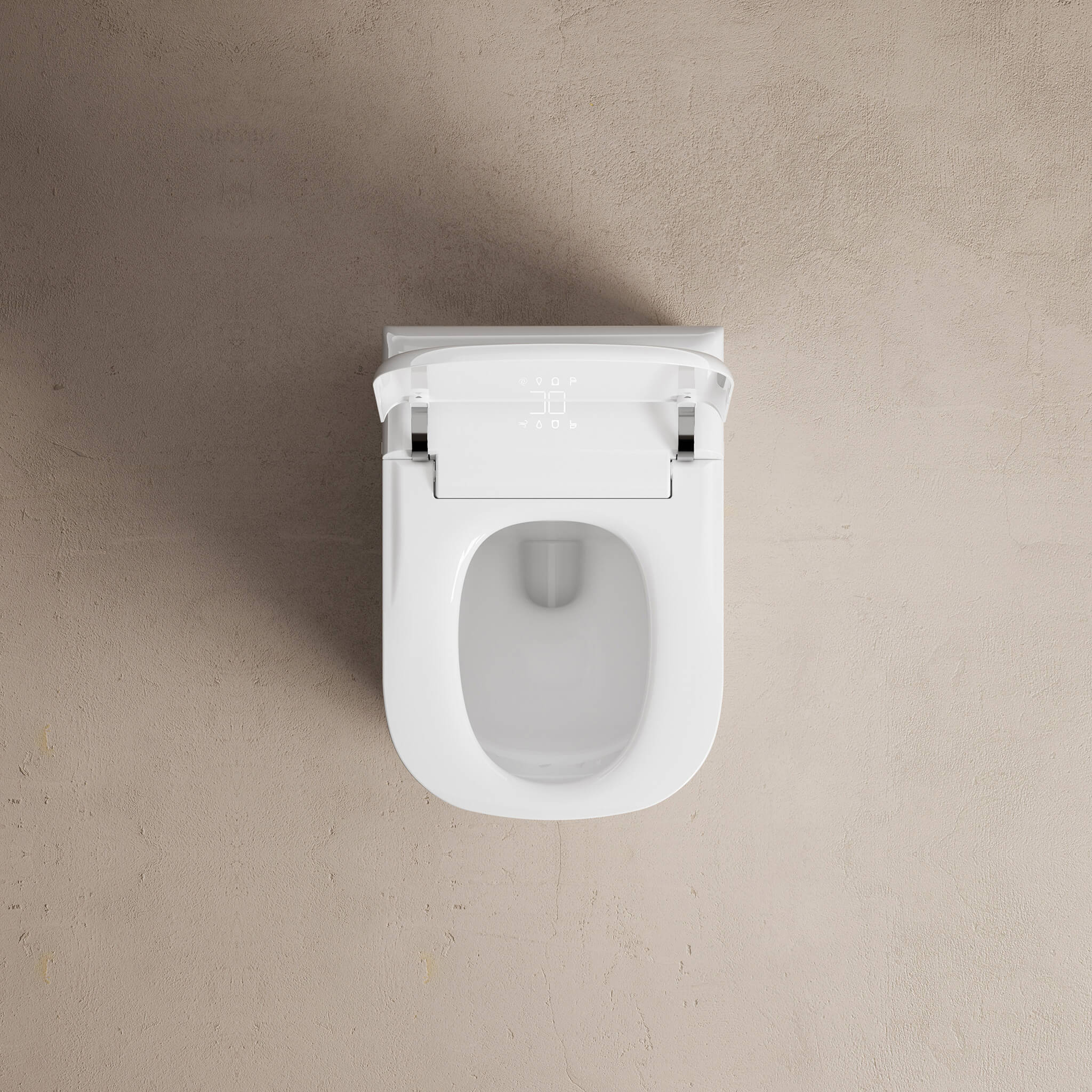Nexus seat-top touch controls with a removable cleaning cartridge