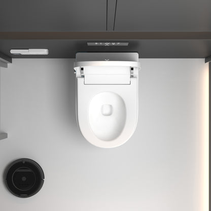 Alto wall-hung smart toilet shown from another angle in a studio setting