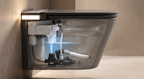 Integrated water tank